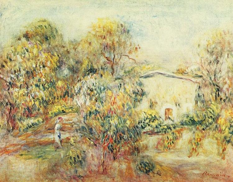 Pierre-Auguste Renoir Landschaft bei Cagnes France oil painting art